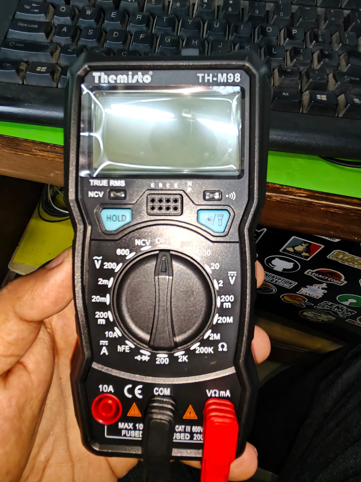 TH-M98 dial with backlight